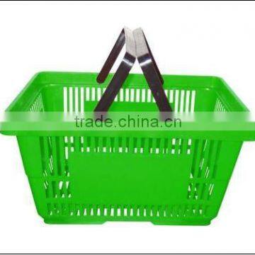 Plastic shopping baskets