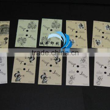 New Design Paper Cards / Paper Labels With Hole photo-3