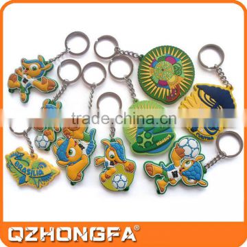 New arrival customized design shape soft pvc keychain manufacturers in china