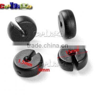 Mini Circular Flat Slider Cord End Lock Stopper For 1.5mm String Rope Sportswear Garment Backpack Accessories #FLS155