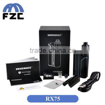 In stock ! Aunthenic 75w box mod wismec Reuleaux RX75w with Amor mini tank