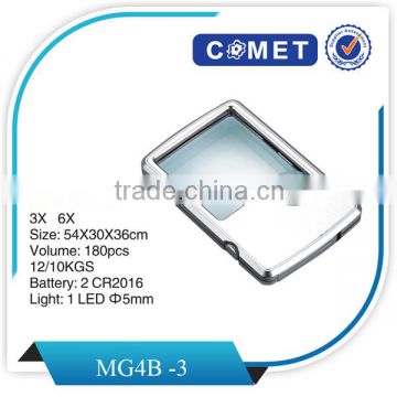 2015 top sell led card magnifier