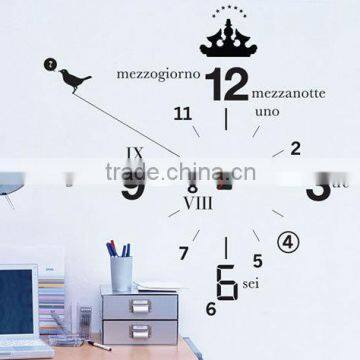 Clock decorative stickers