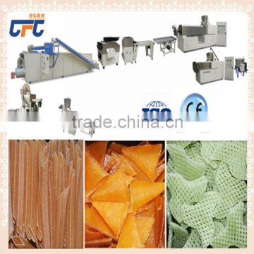 Crispy Extruded Fry Wheat Corn Flour Pellet 3D Snacks processing line