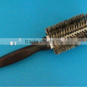 Wooden Aluminum Tube Hair Brush with hair brush pictures