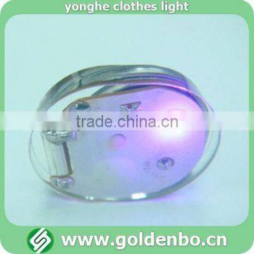 Washable LED accessories for clothing