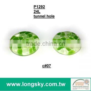 (#P1292-07) Eco Friendly Customized Fashion Designer Colourful Round Resin Clothing Button photo-2