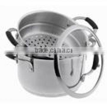 2015 new model,3pcs stainless steel steamer set,cookware set