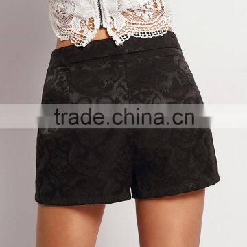 Garment Wholesale Jaquard Fabric Women Shorts photo-4