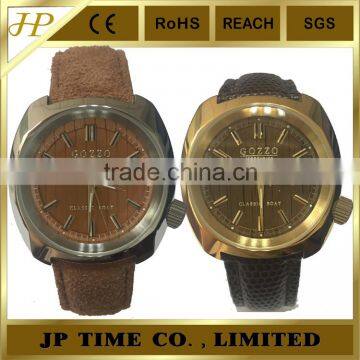 Fancy Big Crown on 3.8 Hour High Quality Swiss Movt Quartz Watch Stainless Steel Back photo-4