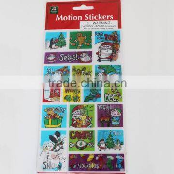 kids safe & non-toxic fashionable 3D lenticular sticker