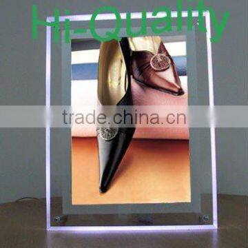 Good Quality Acrylic LED Picture Frame/Shoes Advertising LED Display