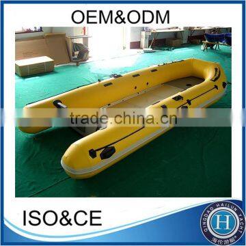 Ocean runner aluminum floor pontoon boat 10-person inflatable yacht for sale