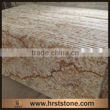 Brazil Verniz Tropical Gold Granite Polished Slabs for sale