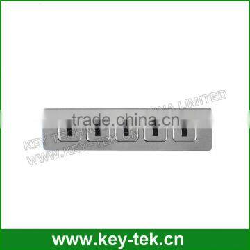 5 keys vandal proof IP65 function keypad