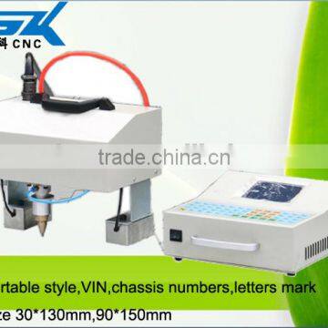 Pneumatic CNC handheld dot peen marking machine marking on metal,plastic, VIN Number marking machine price