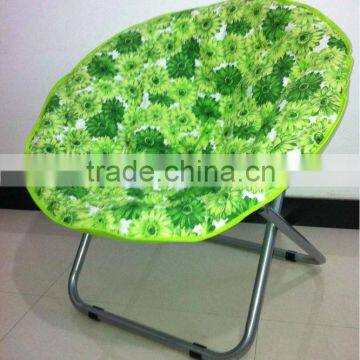 Printed large moon chair