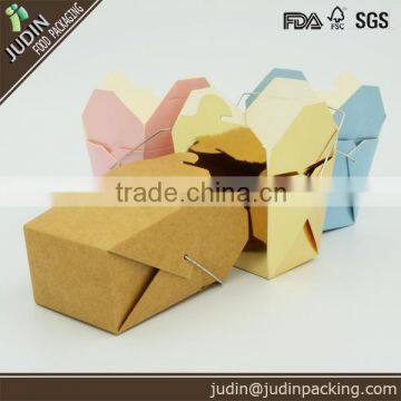 new disposable paper hot dog paper box for food