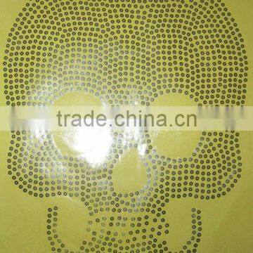 wholesales and promotional new skull sequins motif design for garment