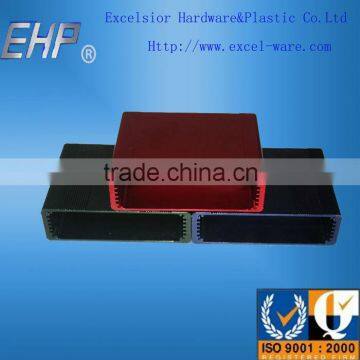 Aluminum extrusion enclosure with Anodizing different color for PCB adapter housing