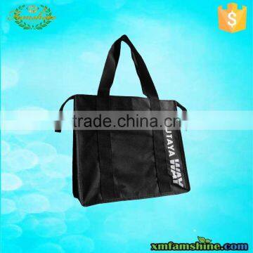 cheap customized non woven zipper bag