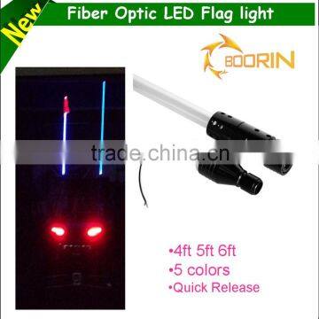 Fiber optic 5w 10w 4ft 5ft 6ft Red,Blue,Yellow,White,Green flag for car