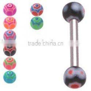 Fashion Piercing Jewerly,UV Tongue Barbells