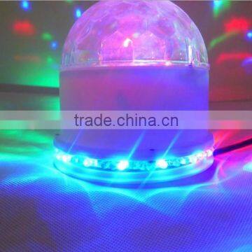 RGB Led Sun Magic Ball Disco Lighting Led Crystal Magic Ball Light With Led Strip photo-3