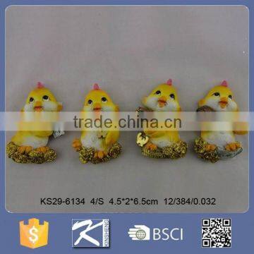 Direct factory 3d resin rooster refrigerator magnets