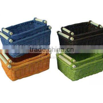 Cheap bread rattan baskets