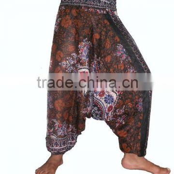 RC 2100 Rayon Printed Afgani Trouser ethnique sarouel femme pantalon rayon carpet print