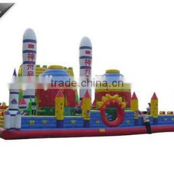 custom LOGO print advertising inflatable castle