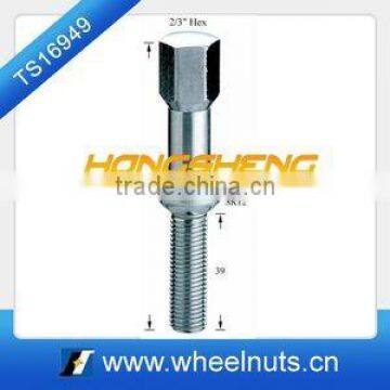 17 Hex SR12 chromeplated wheel bolts