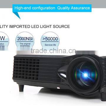 Wholesale HD TV Home Cinema Projector / 200 Lumens Projector Support 1080P photo-4