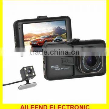 3.0 inch screen 1080P car dash camera dual lens