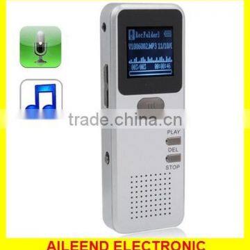 with 8GB Memory Digital Voice Recorder MP3 Player Telephone Recording