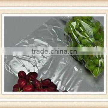 wholesale fpb-58 Low Density Polyethylene Vented Grape Bag with Twist Ties, 12" x 13 1/2", Clear (Pack of 1000)