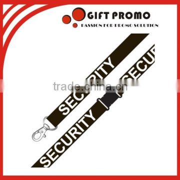 Popular Black Nylon Safety Lanyard