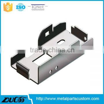 CNC milling black metal l bracket with surface treatment