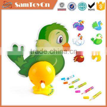 Promotional diy jumping wind up small animal toys