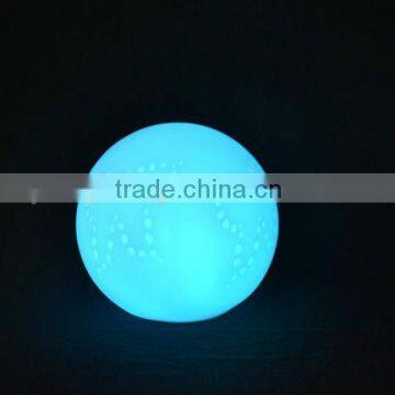 LED color changing ball light Creative Flashing light colorful plastic lamp for holiday