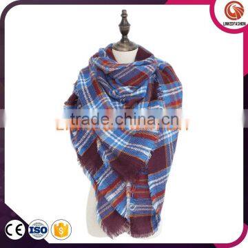 Newest Design Colorful Women Bufanda Ladies Plaid