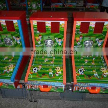 Soccer pinball vending machine