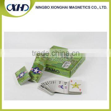 Full color printing advertising poker customized paper playing card