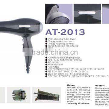 1800W~2200W Fashion Hair Dryer / Professional Hairdryer / Travel hair bryer MODEL :2013