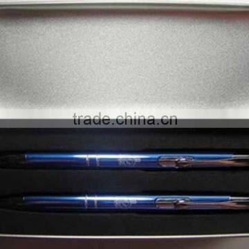 2015 Hot Selling aluminum Pen Set with metal box