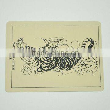 10x Beginner Tattoo Practice Skin Synthetic Skin-like Tiger Pattern for Needle Supply HN1678