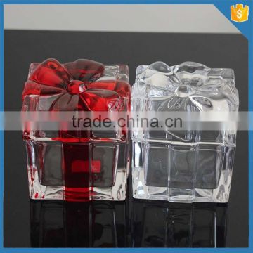 2016 new year chiristmas Transparent Glass Candy Buffet Jar wholesale glass candy jar