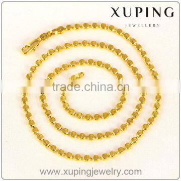 High quality fashion 24k gold chain necklace