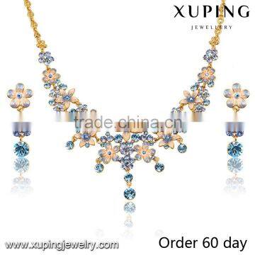 Xuping 2016 Latest Design Popular Fashion African Beads Jewelry Set